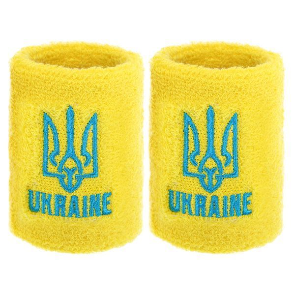 Напульсник спортивный махровый впитывающий влагу UKRAINE BC-9282 1шт цвета в ассортименте BC-9282 фото