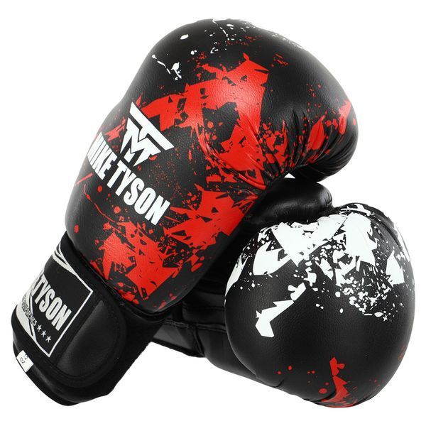 Перчатки боксерские на липучке PVC MIKE TYSON VL-8448 10-14 унций цвета в ассортименте 14 унции VL-8448 фото
