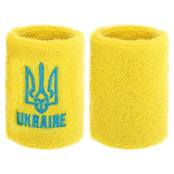 Напульсник спортивный махровый впитывающий влагу UKRAINE BC-9282 1шт цвета в ассортименте BC-9282 фото