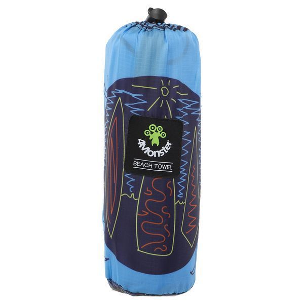 Рушник для пляжу та басейну з мікрофібри SURFBOARD BEACH TOWEL T-SBT 80х160см кольори в асортименті T-SBT фото