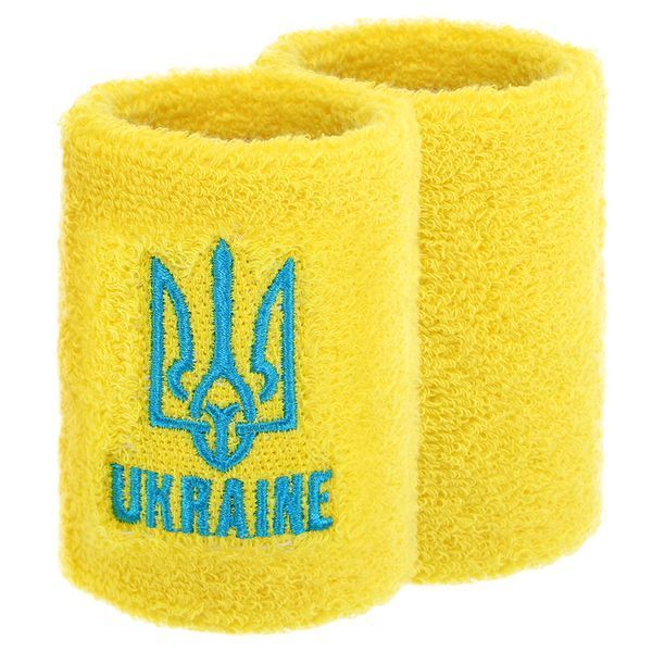 Напульсник спортивный махровый впитывающий влагу UKRAINE BC-9282 1шт цвета в ассортименте BC-9282 фото
