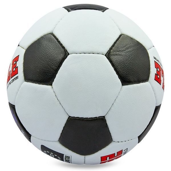 М'яч футбольний PELE Super BALLONSTAR FB-0174 №5 PU білий-чорний FB-0174 фото