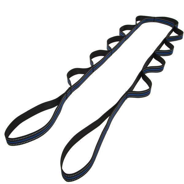 Лента стропа с петлями для растяжки Stretch Strap Jianpeile JPL-3092 12 петель черный-синий JPL-3092 фото