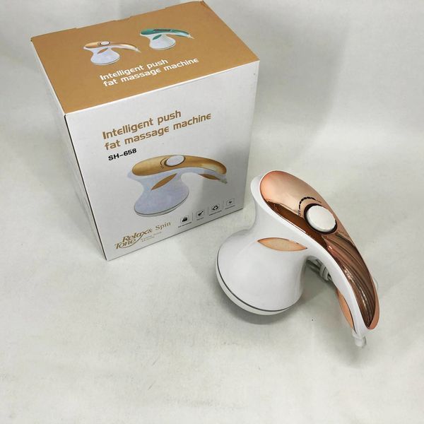 Массажер для тела Relax and Spin Tone SH-658, антицеллюлитный вибро массажер. Цвет: желтый ws99443-1 фото