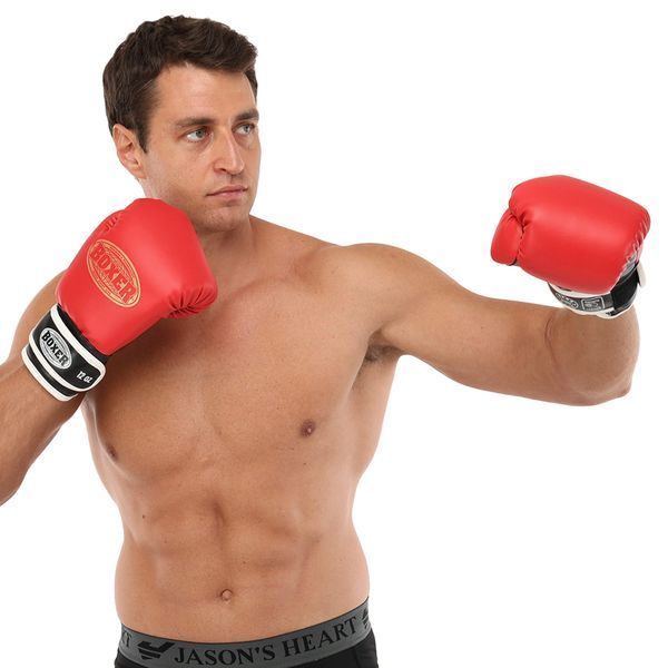 Рукавиці боксерські на липучці штучна шкіра BOXER Эліт 2022 10-16 унцій кольори в асортименті 12 унції 2022 фото