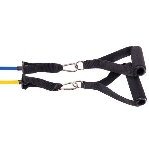 Эспандер Resistance Band многофункциональный 5 жгутов CIMA ET-7912 в чехле разноцветный ET-7912 фото