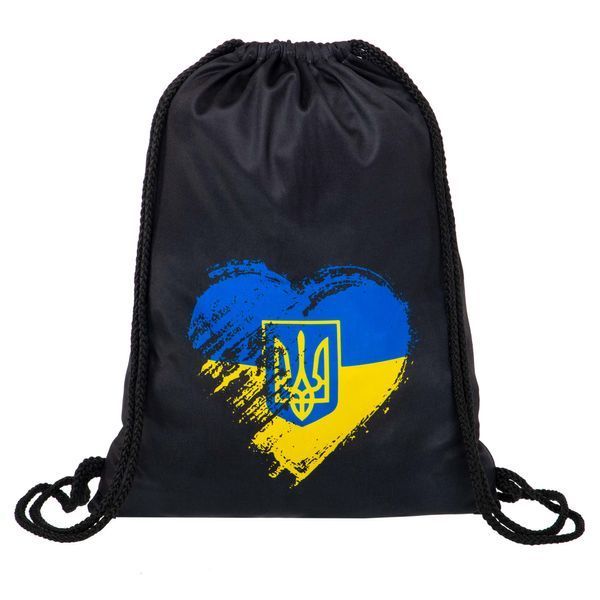 Рюкзак-мішок SP-Sport GA-5976 I LOVE UKRAINE 46х37см чорний GA-5976 фото