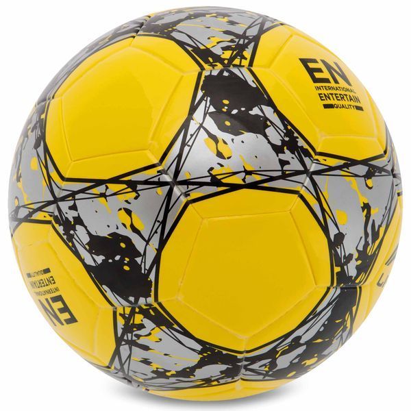 Мяч футбольный LI-NING LFQK679-2 №5 TPU+EVA желтый-серый LFQK679-2 фото