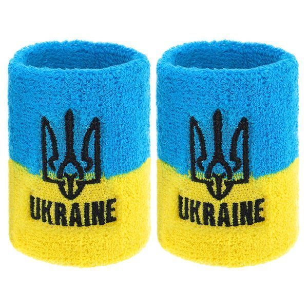 Напульсник спортивный махровый впитывающий влагу UKRAINE BC-9282 1шт цвета в ассортименте BC-9282 фото