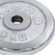 Блины диски хромированные HIGHQ SPORT TA-1452-5S 30мм 5кг хром TA-1452-5S фото 2