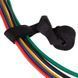 Эспандер многофункциональный для фитнеса 5 жгутов Resistance Band Zelart ET-510 в чехле разноцветный ET-510 фото 4