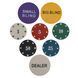 Набор для покера в металлической коробке Professional Poker chips SP-Sport IG-8654 400 фишек IG-8654 фото 4