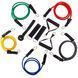 Эспандер Resistance Band многофункциональный 5 жгутов CIMA ET-7912 в чехле разноцветный ET-7912 фото 1