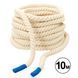Канат для кросфіту Combat Battle Rope SP-Planeta R-4052 10м білий R-4052 фото 1