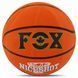 Мяч баскетбольный резиновый FOX NICESHOT BA-7516 размер 7 оранжевый BA-7516 фото 1