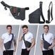 Сумка тактическая Cross Body мессенджер из ткани, сумка тактическая наплечная. Цвет: черный ws69847-1 фото 14