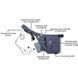Сумка тактическая Cross Body мессенджер из ткани, сумка тактическая наплечная. Цвет: черный ws69847-1 фото 16