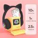 Беспроводные LED наушники с кошачьими ушками CAT STN-28. Цвет: черный ws44267 фото 3