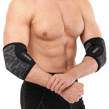 Налокотники для жима 2штуки CAMO ELBOW SLEEVE EZOUS A-04 2шт S-XL камуфляж S A-04 фото
