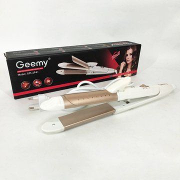 Щипцы утюжок для волос GEMEI GM-2961, стайлер для завивки, прибор для завивки волос, утюжок ws73591 фото