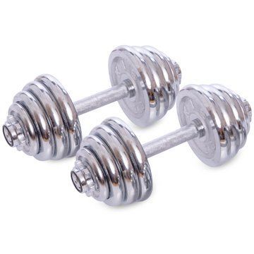 Гантели разборные стальные хромированные 25кг SP-Sport TA-80002-25 2шт 12,5кг хром TA-80002-25 фото