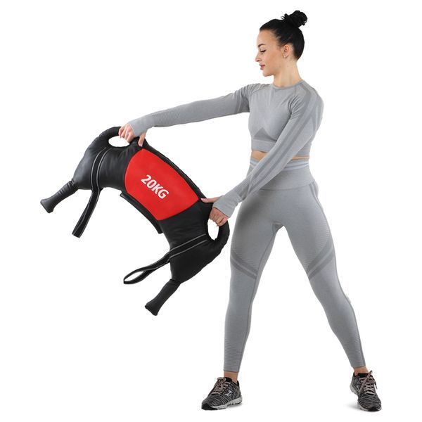 Мешок Болгарский Bulgarian bag Zelart TA-7826-20 вес-20кг черный-красный TA-7826-20 фото