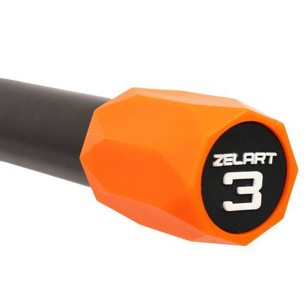 Бодибар Body Bar Zelart FI-4780-3 вес 3кг черный-оранжевый FI-4780-3 фото