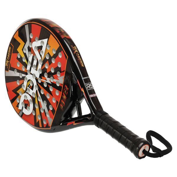 Ракетка для падел-тенниса Padel ODEAR POWER ROUND BT-6583 черный-оранжевый BT-6583 фото