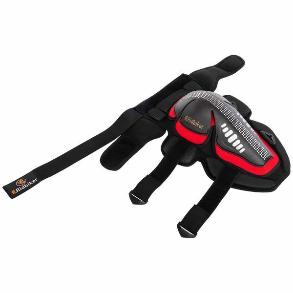 Мотонаколенники Ridbiker MS-4320 2шт черный-красный MS-4320 фото