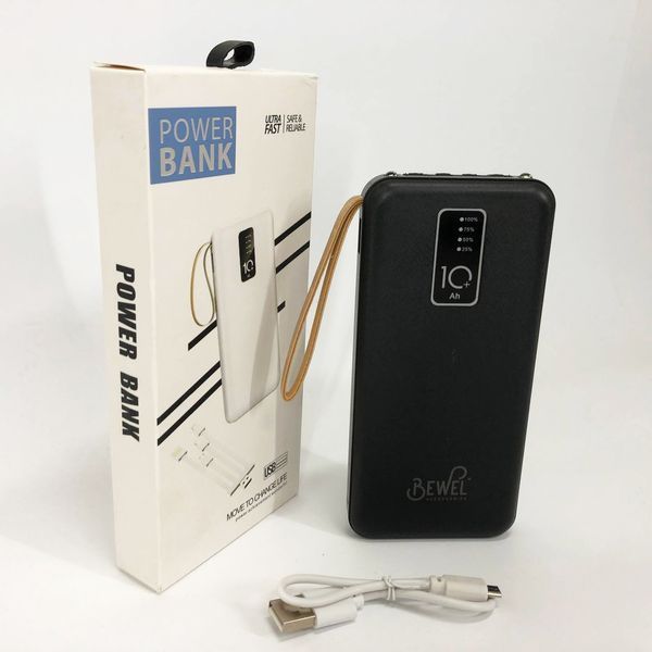Power Bank зарядное устройство на солнечной батарее 10000mAh с индикатором заряда. Цвет: черный ws53595 фото