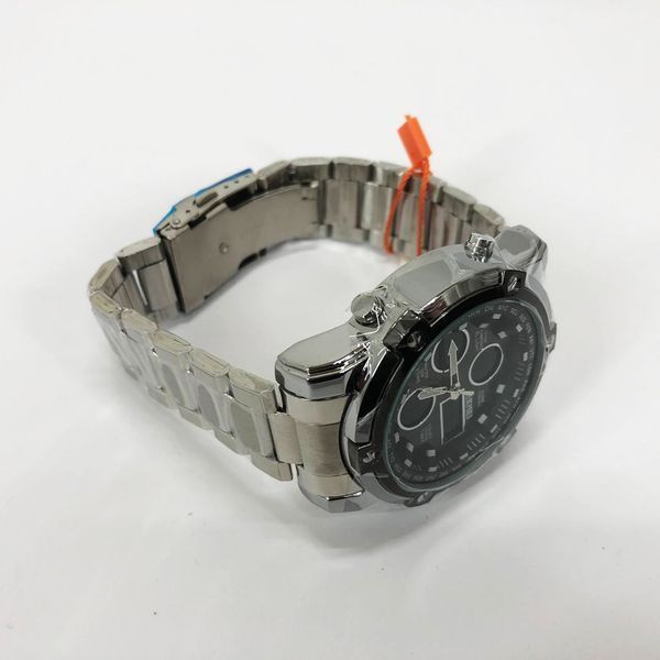 Часы наручные мужские SKMEI 1389SIBK SILVER-BLACK, модные мужские часы. Цвет: серебряный + черный ws98717-2 фото