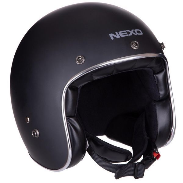 Мотошлем открытый Три четверти NEXO ECE22-05 L-XL черный ECE22-05 фото