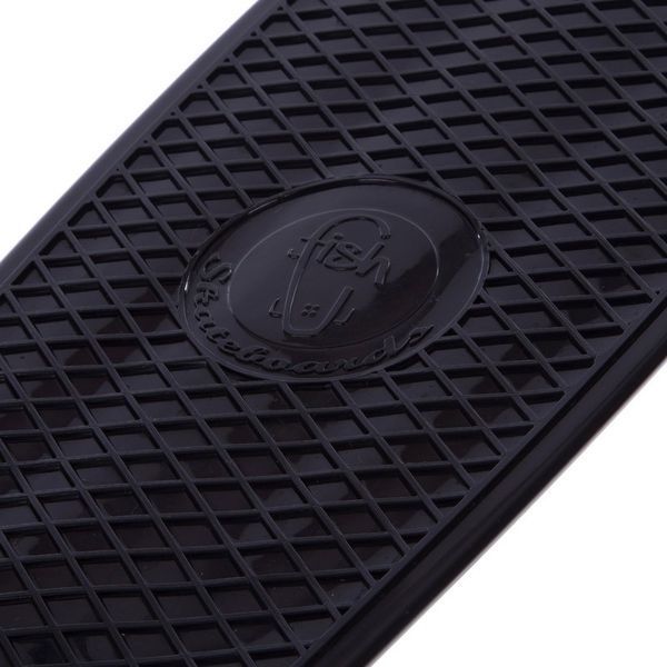 Пенни борд Penny Board круизер пластиковый со светящимися колесами 22' FISH SK-405-7 черный-салатовый-салатовый SK-405-7 фото