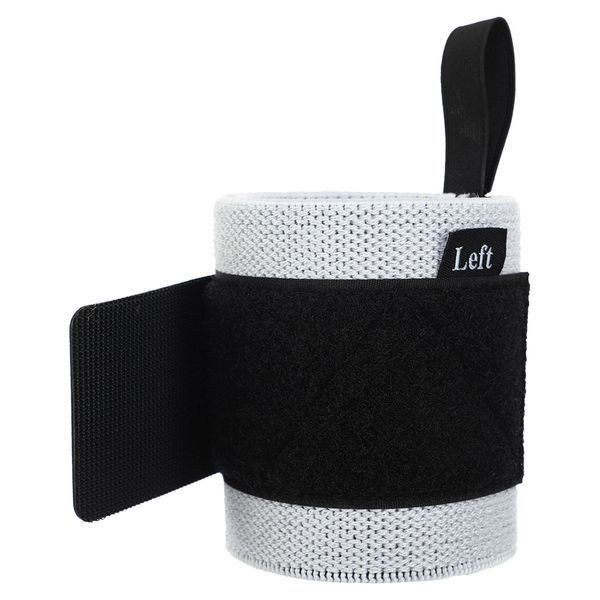 Бинти кистьові для жиму STRENGTH WRIST WEIGHTLIFTING WRAPS EZOUS C-03 2штуки чорний-сірий C-03 фото