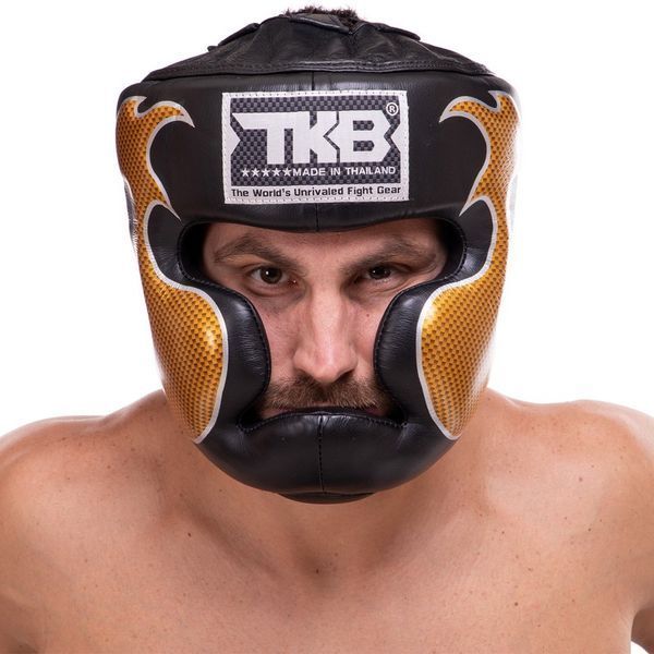 Шлем боксерский с полной защитой кожаный TOP KING Empower TKHGEM-01 S-XL цвета в ассортименте S TKHGEM-01 фото