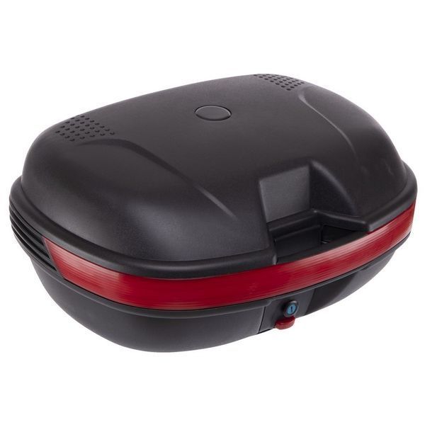 Кофр центральний задній для мотоцикла пластиковий Top Case BUOTAI ZJH-999 1шт 40x26x56см чорний-червоний ZJH-999 фото