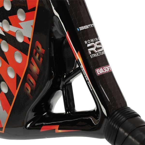 Ракетка для падел-тенниса Padel ODEAR POWER ROUND BT-6583 черный-оранжевый BT-6583 фото