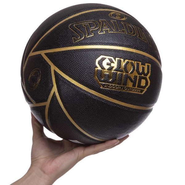 Мяч баскетбольный SPALDING GLOW WIND 76992Y размер 7 черный 76992Y фото
