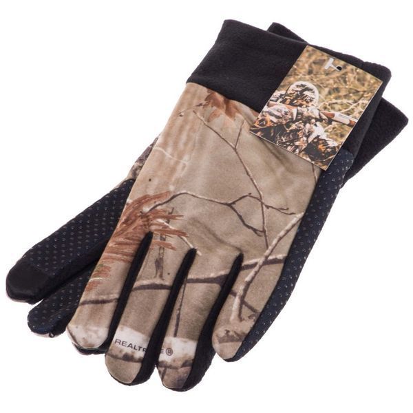 Перчатки для охоты и рыбалки с закрытыми пальцами SP-Sport BC-9236 размер универсальный Камуфляж Лес L BC-9236 фото