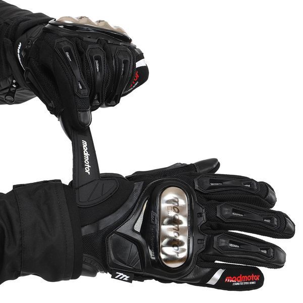 Мотоперчатки MADMOTOR MT-06 M-2XL черный M MT-06 фото
