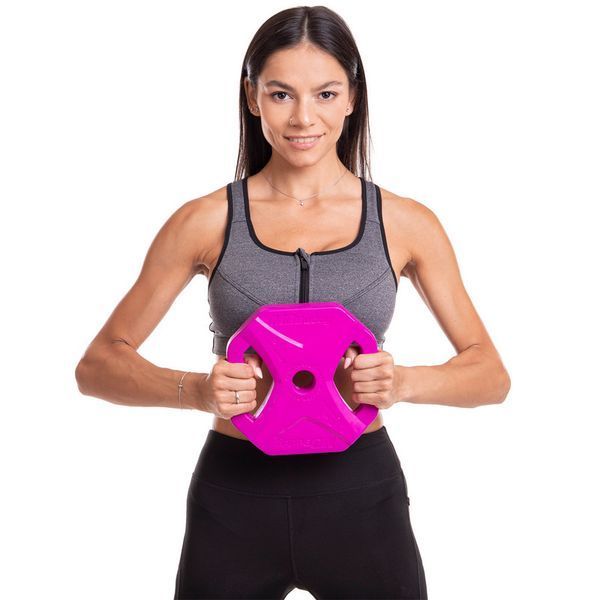 Штанга разборная для фитнеса и аэробики фитнес памп MDbuddy FI-2704 длина-1,4м 30мм 20кг разноцветный FI-2704 фото