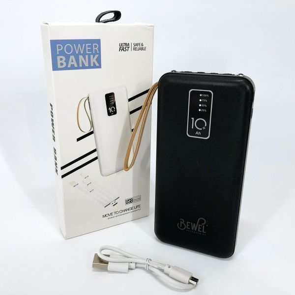 Power Bank зарядное устройство на солнечной батарее 10000mAh с индикатором заряда. Цвет: черный ws53595 фото