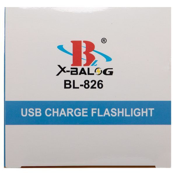 Фонарик ручной светодиодный X-BALOG BL-826-3W черный BL-826-3W фото