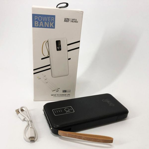 Power Bank зарядное устройство на солнечной батарее 10000mAh с индикатором заряда. Цвет: черный ws53595 фото