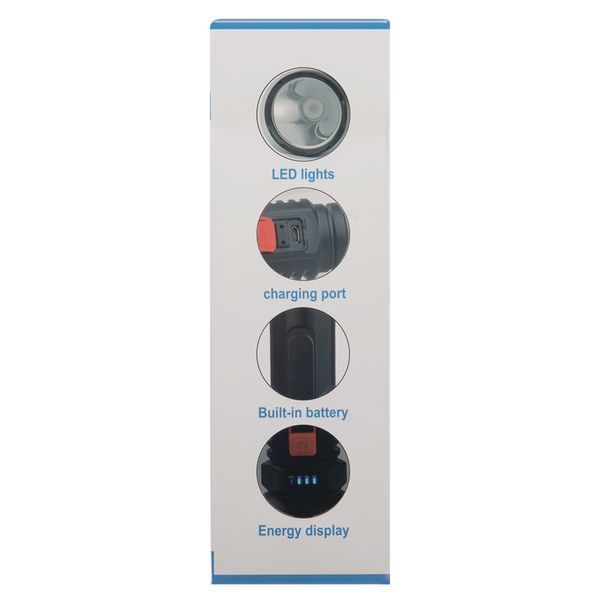 Фонарик ручной светодиодный X-BALOG BL-826-3W черный BL-826-3W фото