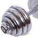 Гантели разборные стальные хромированные 25кг SP-Sport TA-80002-25 2шт 12,5кг хром TA-80002-25 фото 4