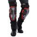 Мотонаколенники Ridbiker MS-4320 2шт черный-красный MS-4320 фото 3