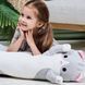 Гигантская мягкая плюшевая игрушка Длинный Кот Батон котейка-подушка 110 см. Цвет: серый ws41594 фото 8
