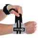 Бинти кистьові для жиму STRENGTH WRIST WEIGHTLIFTING WRAPS EZOUS C-03 2штуки чорний-сірий C-03 фото 1