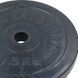 Млинці диски гумові SHUANG CAI SPORTS TA-1803-7_5B 52мм 7,5кг чорний TA-1803-7_5B фото 2